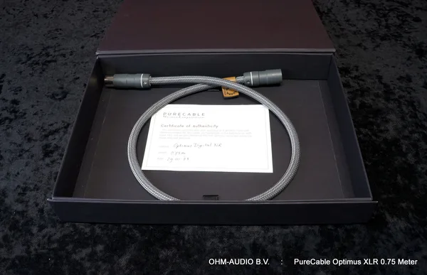 PureCable Optimus Digital XLR, AES/EBU, 0,75 Meter, Originalverpackung, Gebraucht