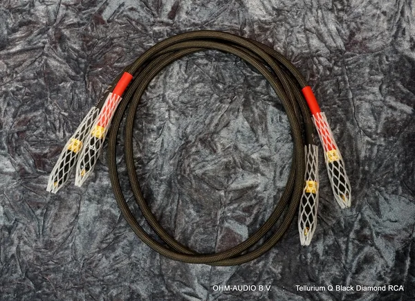 Tellurium Q Black Diamond RCA 1,0 Mètre, Emballage Original, Occasion : VENDU