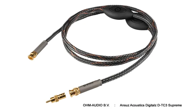 Ansuz Acoustics Digitalz D-TC3 Supreme Digitales Interlink, Erhältlich in RCA, BNC oder XLR