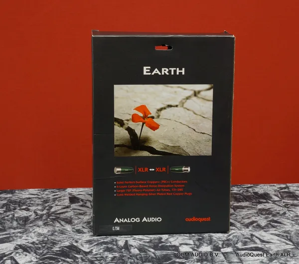 AudioQuest Earth, Analoge Interlink, XLR 0.75 Meter, Originele Verpakking, Occasion : SOLD