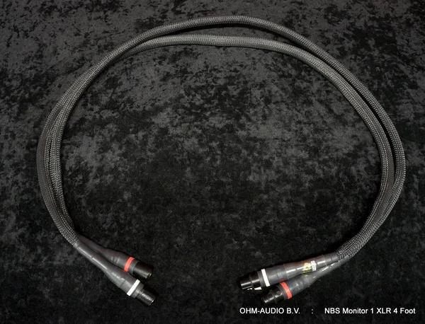 NBS Monitor 1 XLR, Gebalanceerde Analoge Interlink, 1.20m (4ft), Originele Verpakking : SOLD