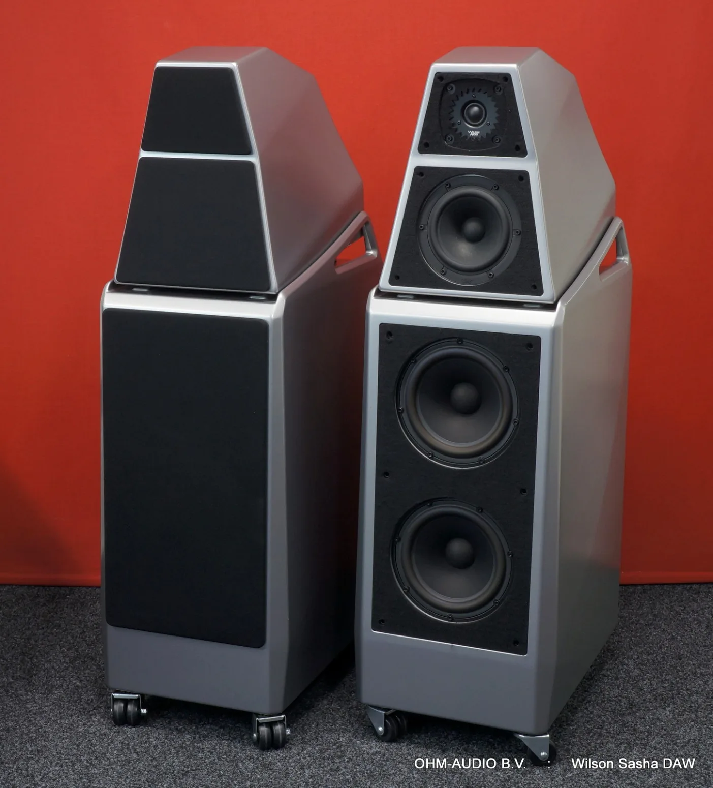 Wilson Audio Sasha DAW Quartz Silver GT Matt, Originele Verpakking, Occasion : SOLD to Belgium