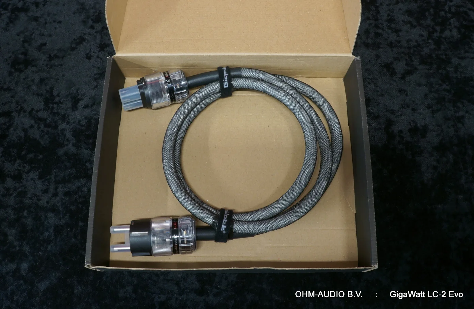 Câble d'alimentation Gigawatt LC-2 EVO Top Line, 1,5 Mètre, Emballage Original : SOLD