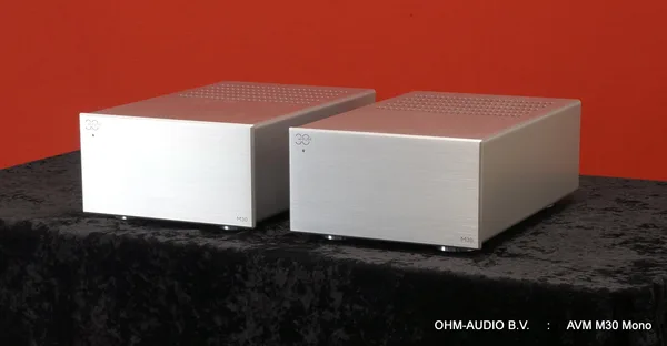 AVM M30, Mono Power Amplifiers, Silver, Like New, Original Packaging, Second-hand: SOLD