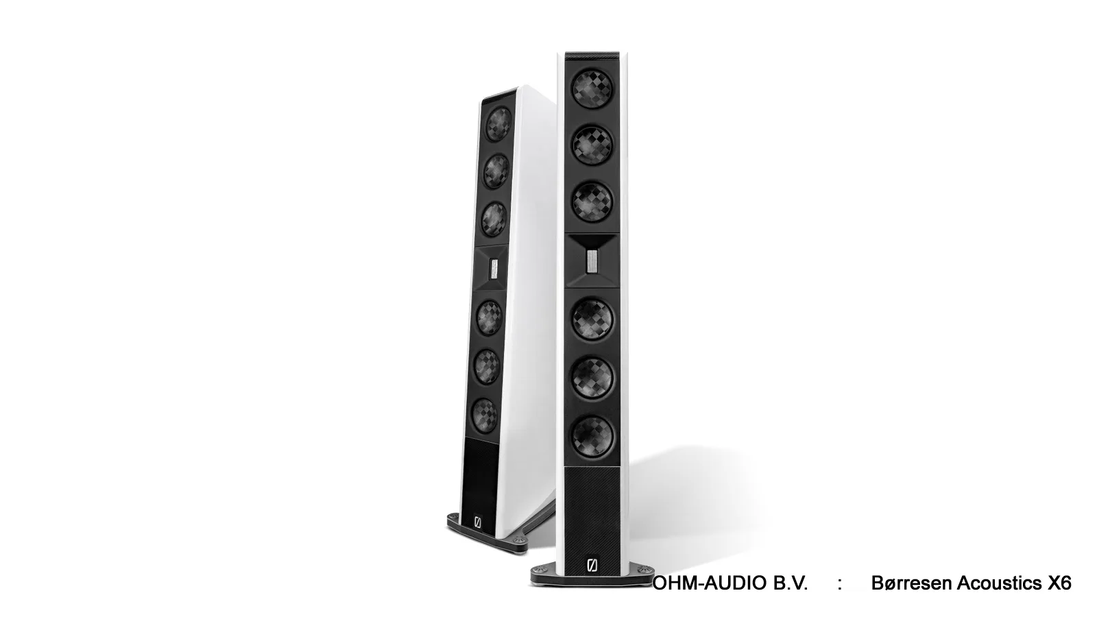 Borresen Acoustics X6, High End 2.5-Weg Vloerstaande Luidspreker