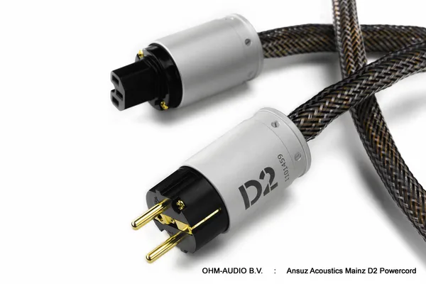 Ansuz Acoustics Mainz D2, Reference Power Cord, 2.00m, New Condition, Occasion : RESERVED