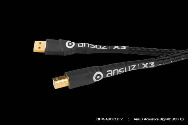 Ansuz Acoustics Digitalz X3 USB, 2.00m, Hi Line Audio Grade USB Interlink, Neu
