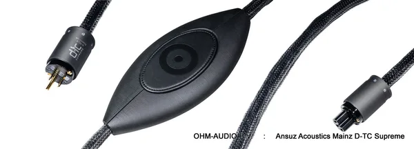 Ansuz Acoustics Mainz D-TC Supreme, Ultra Referentie Powercord, 3.0 Meter, Occasion