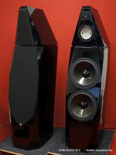 Avalon Acoustics Isis, Piano Black, Uniek, Goede staat, Occasion : SOLD