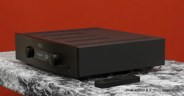 Hegel H190, Integrierter Verstärker, 250 Watt, DLNA Streamer & DAC, Inkl. Verpackung: SOLD