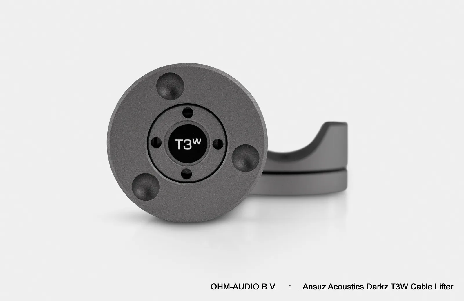 Ansuz Acoustics Darkz T3W Kabelhalter, Entkopplung für Verkabelung, Titan / Wolfram