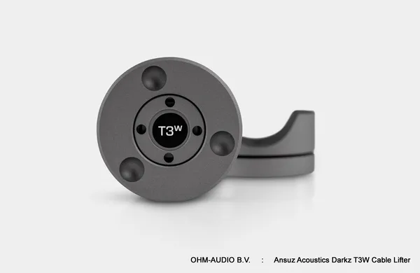 Ansuz Acoustics Darkz T3W Kabelhalter, Entkopplung für Verkabelung, Titan / Wolfram
