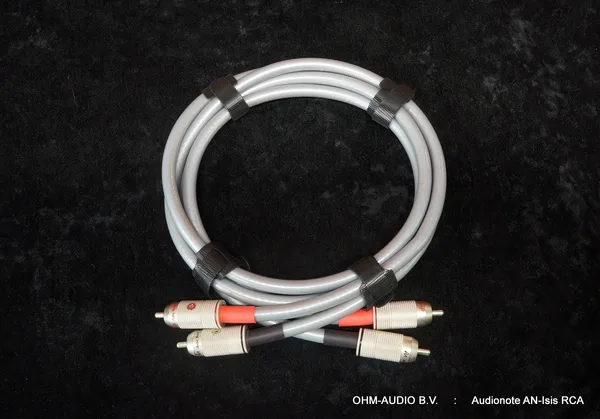 Audio Note AN-ISIS Copper Interconnect, RCA, 1.0 Meter, OVP, Occasion : SOLD