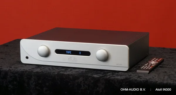 Atoll IN300, Integrierter Verstärker mit eingebautem DAC, Silber, Neuwertiger Zustand, Komplett : SOLD