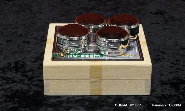 Harmonix TU-666M, Tuning Footers, Ensemble de 4, Emballage d'origine, Occasion : VENDU