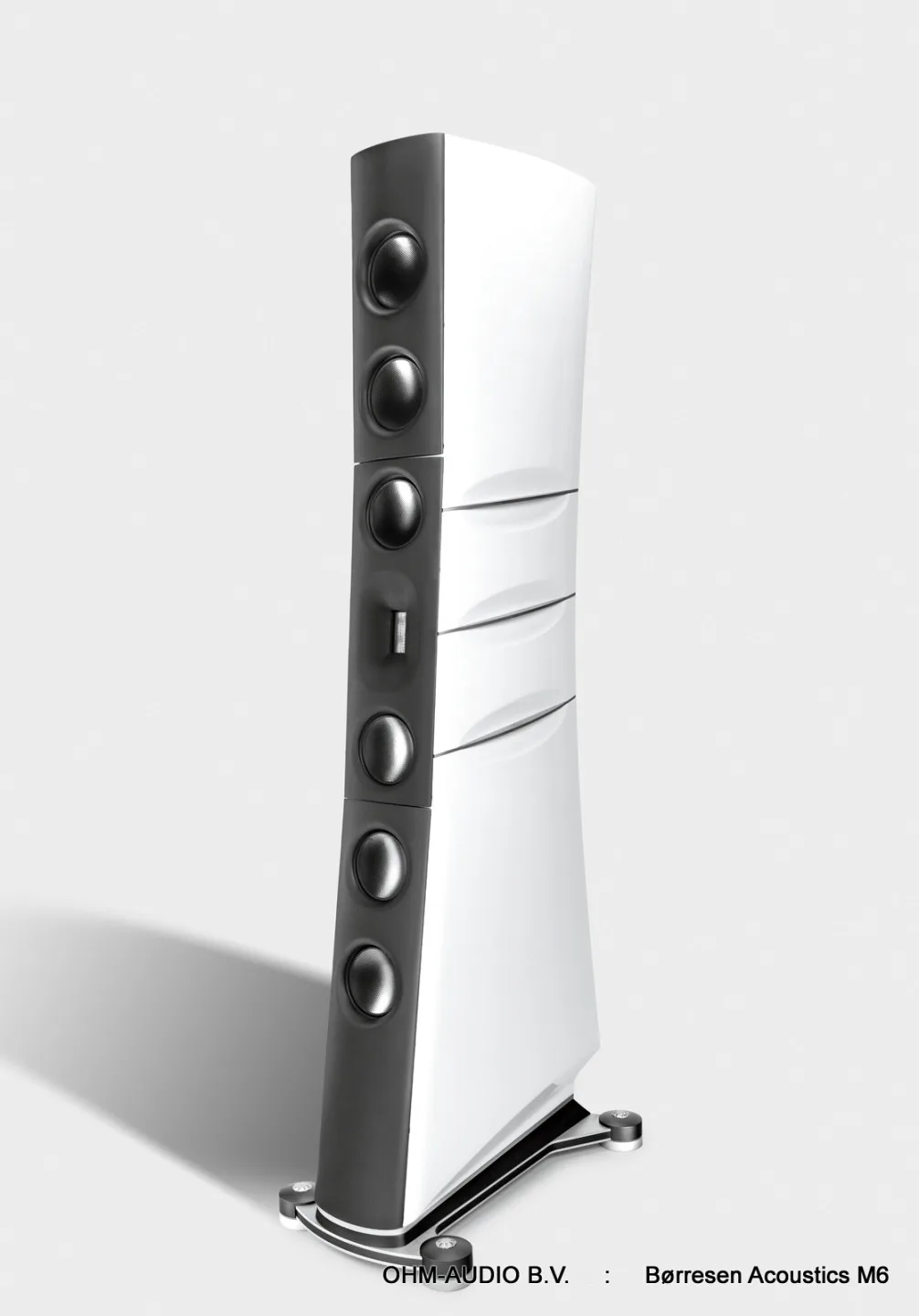 Borresen Acoustics M6, Vlaggenschipmodel Grote 2.5-Weg Vloerstaande Luidspreker