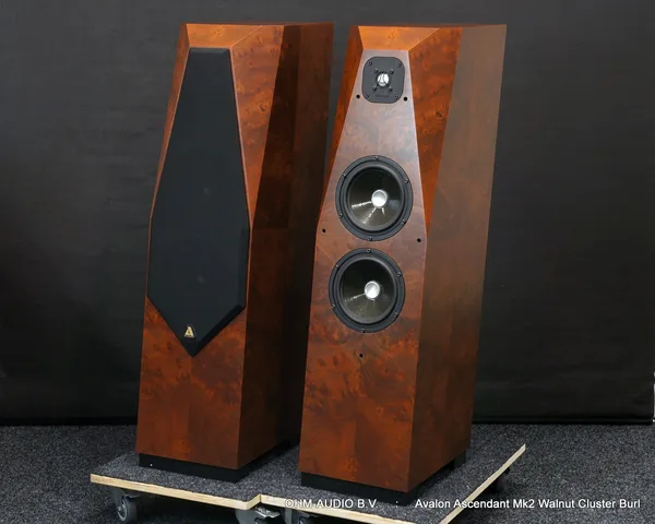 Avalon Acoustics Ascendant N (MK2), Walnut Cluster Burl Ausführung, Neuzustand : VERKAUFT