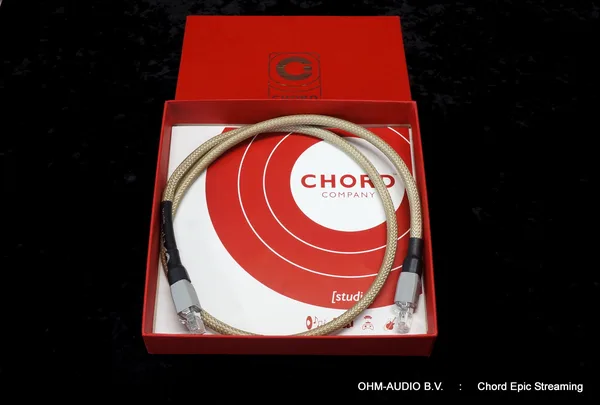 The Chord Company Epic Streaming 1.0 Meter, Ethernet Cable, Including Packaging, Condition : SOLD