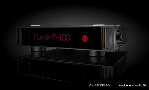 Aavik Acoustics P-188, Stereo Power Amplifier, 2 x 300 Watts at 8 Ohms