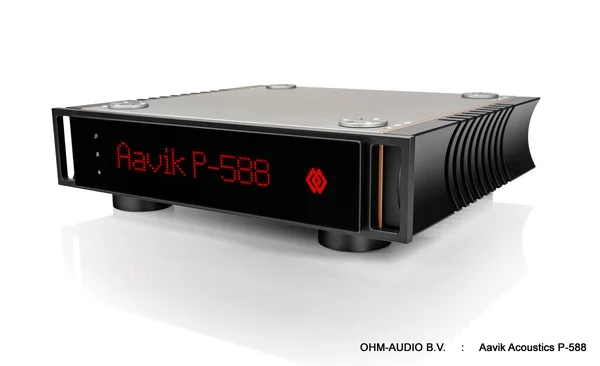 Aavik Acoustics P-588, Amplificateur Stéréo de Puissance, Modèle Haut de Gamme Série P-X88, 2 x 300 Watts
