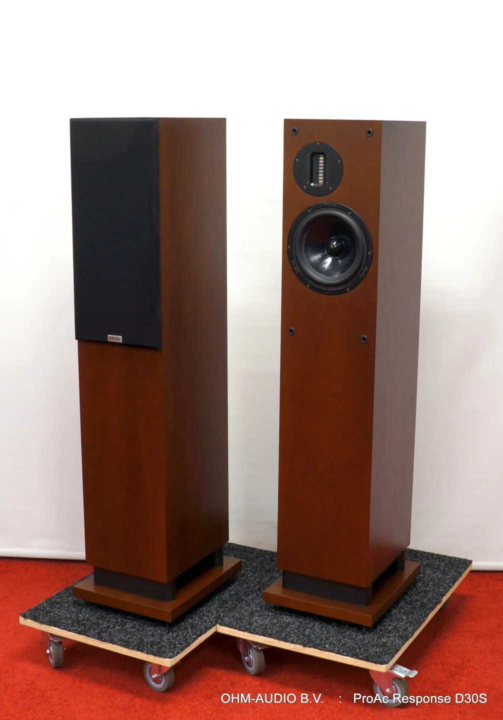 ProAc Response D30RS, Ribbon Tweeter, Mahogany Finish, Including Original Packaging