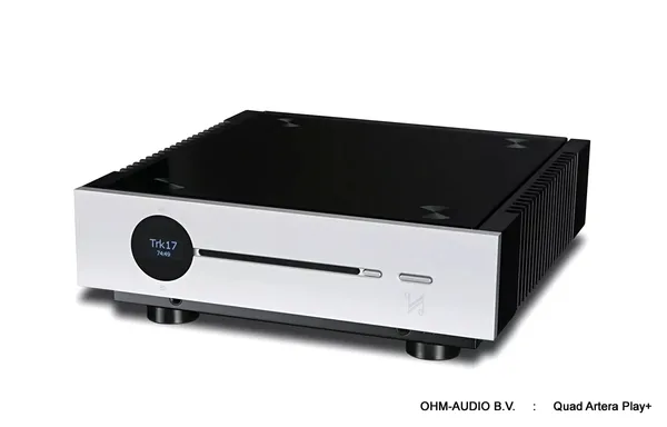 Quad Artera Play+ (Plus) Préamplificateur, DAC, Lecteur CD Intégré, Choix entre Argent ou Noir, Neuf