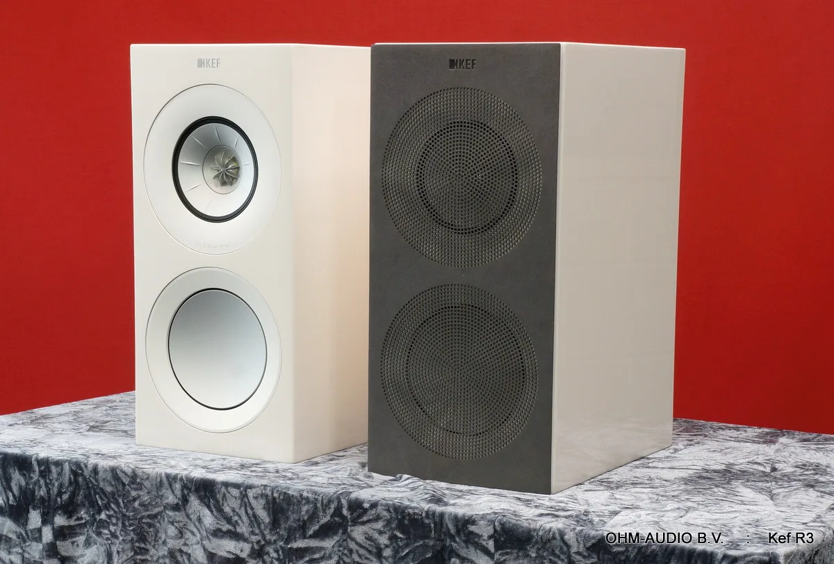 KEF R3, High Gloss White, Uni-Q, Enceintes de Monitoring, Occasion, État Neuf : SOLD