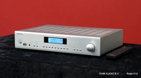 Amplificateur Intégré Rotel A14, 80 Watts, DAC & Phono, Emballage Original, Bon État, Occasion