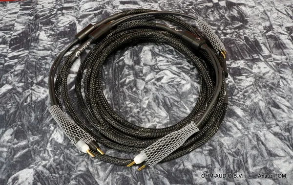 Ansuz Speakz POM, Luidsprekerkabel 4.0 Meter, Banaanstekkers, OVP, Occasion