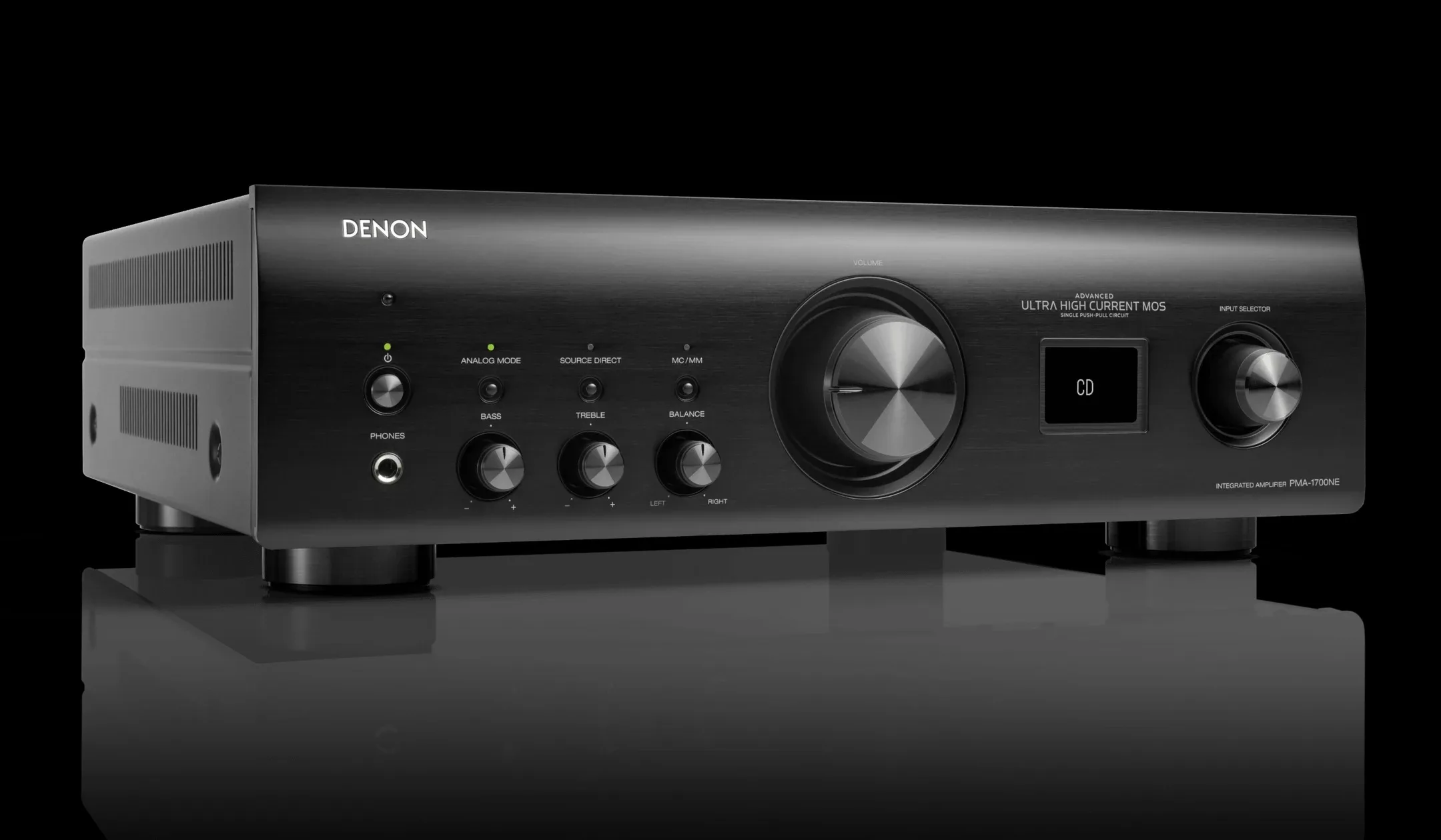 Denon PMA-1700NE, Black, Geïntegreerde Versterker met DAC, Nieuw in Doos