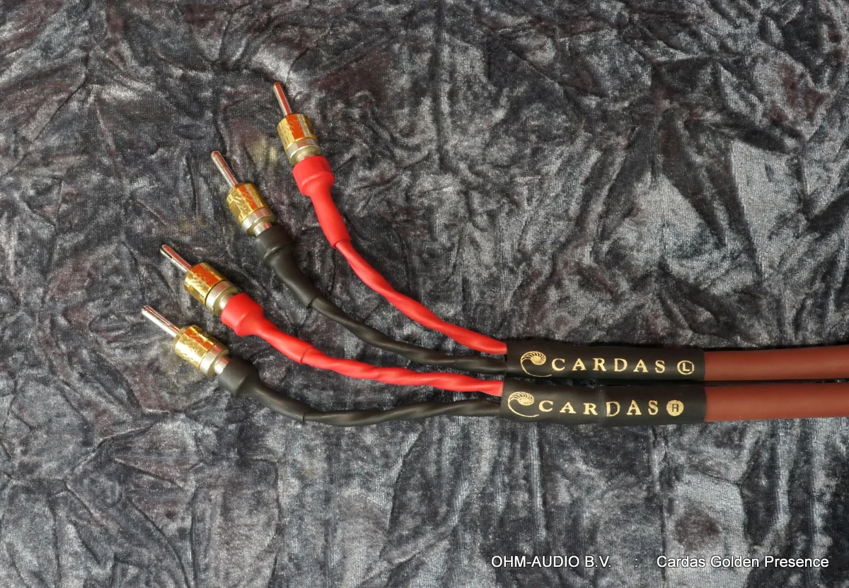 Cardas Golden Presence Luidsprekerkabel, 3.0 Meter, Occasion