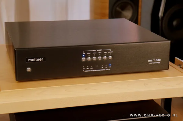 Meitner MA-1 DAC Black : SOLD to The Netherlands