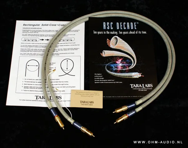 Tara Labs Decade Square Core Analoge Interlink : Sold to Belgium