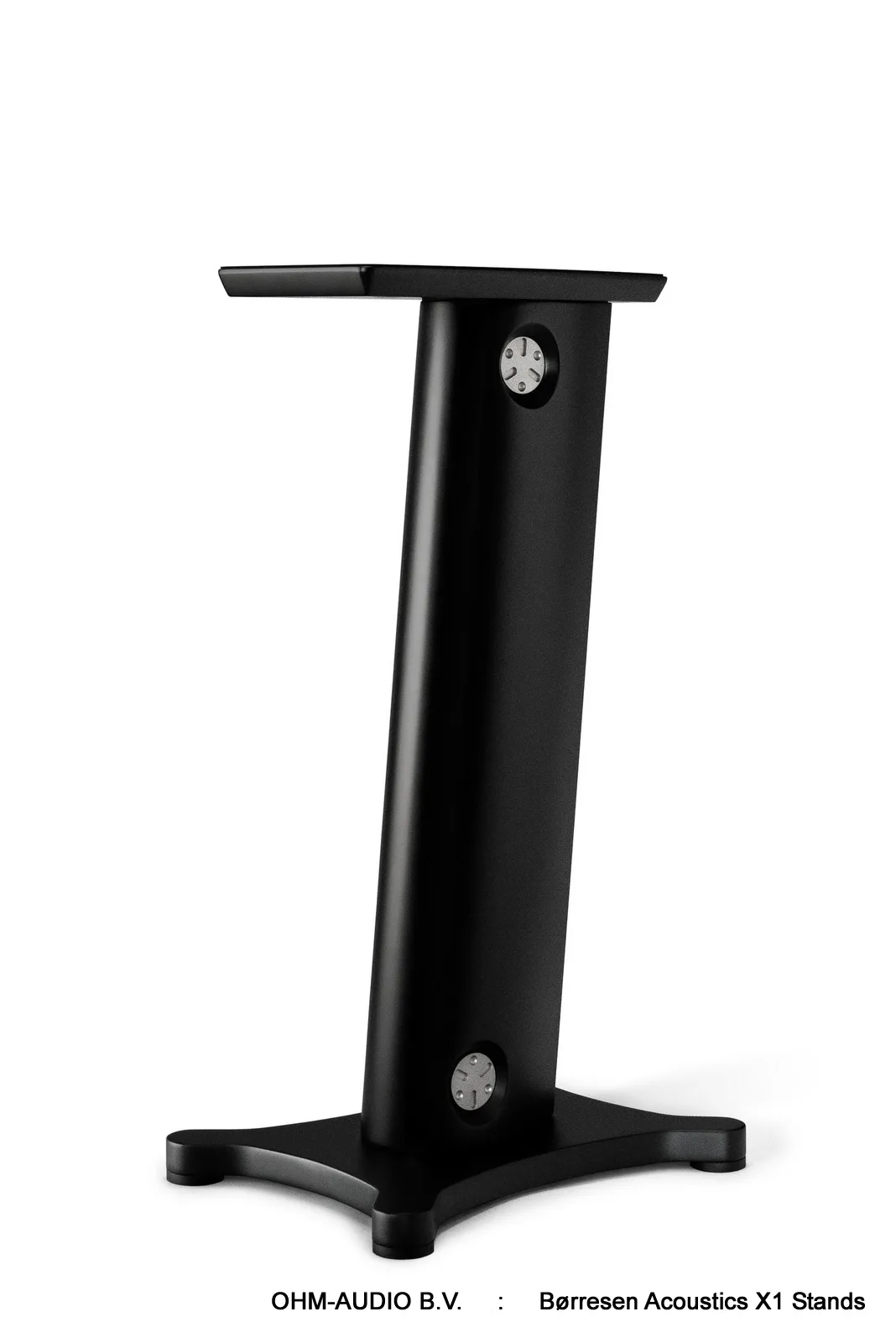 Borresen X-Stands, Luidsprekerstands voor Børresen X1, Inclusief Axxess Noir Ontkoppelaars