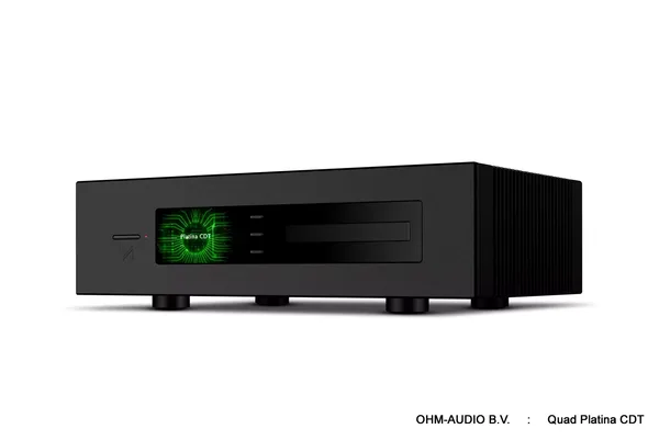 Quad Platina CDT, Topmodel CD Transport, Zwart of Zilver, Digitale Outputs Coax & Toslink, Nieuw