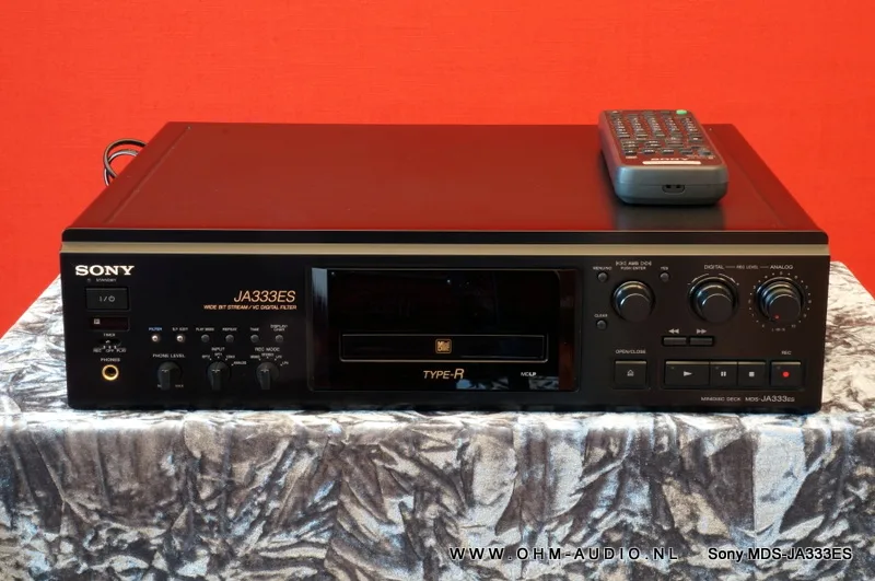 Sony MDS-JA333ES Mini Disc Recorder / Player : VENDU aux Pays-Bas
