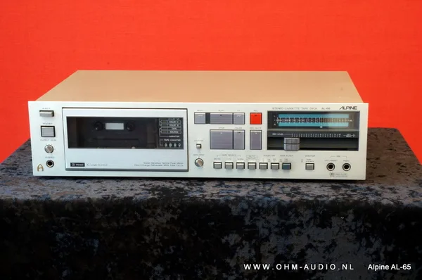 Alpine AL-65 3 Head Cassettedeck, légendaire : Vendu aux Pays-Bas