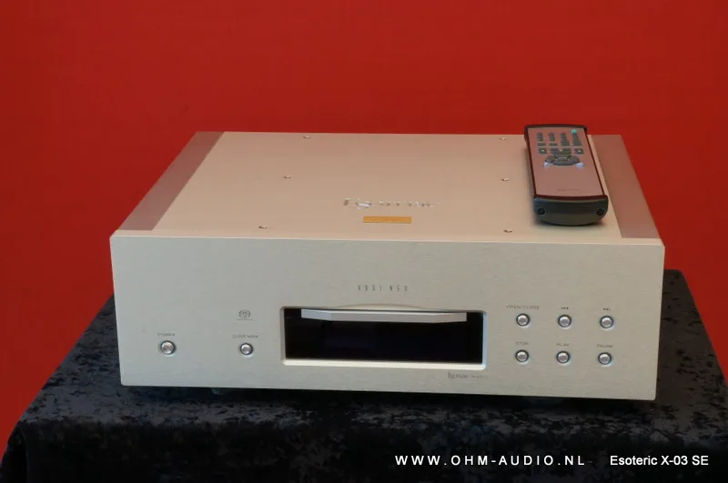 Lecteur CD/SACD Esoteric X-03 SE Special Edition : VENDU au Danemark