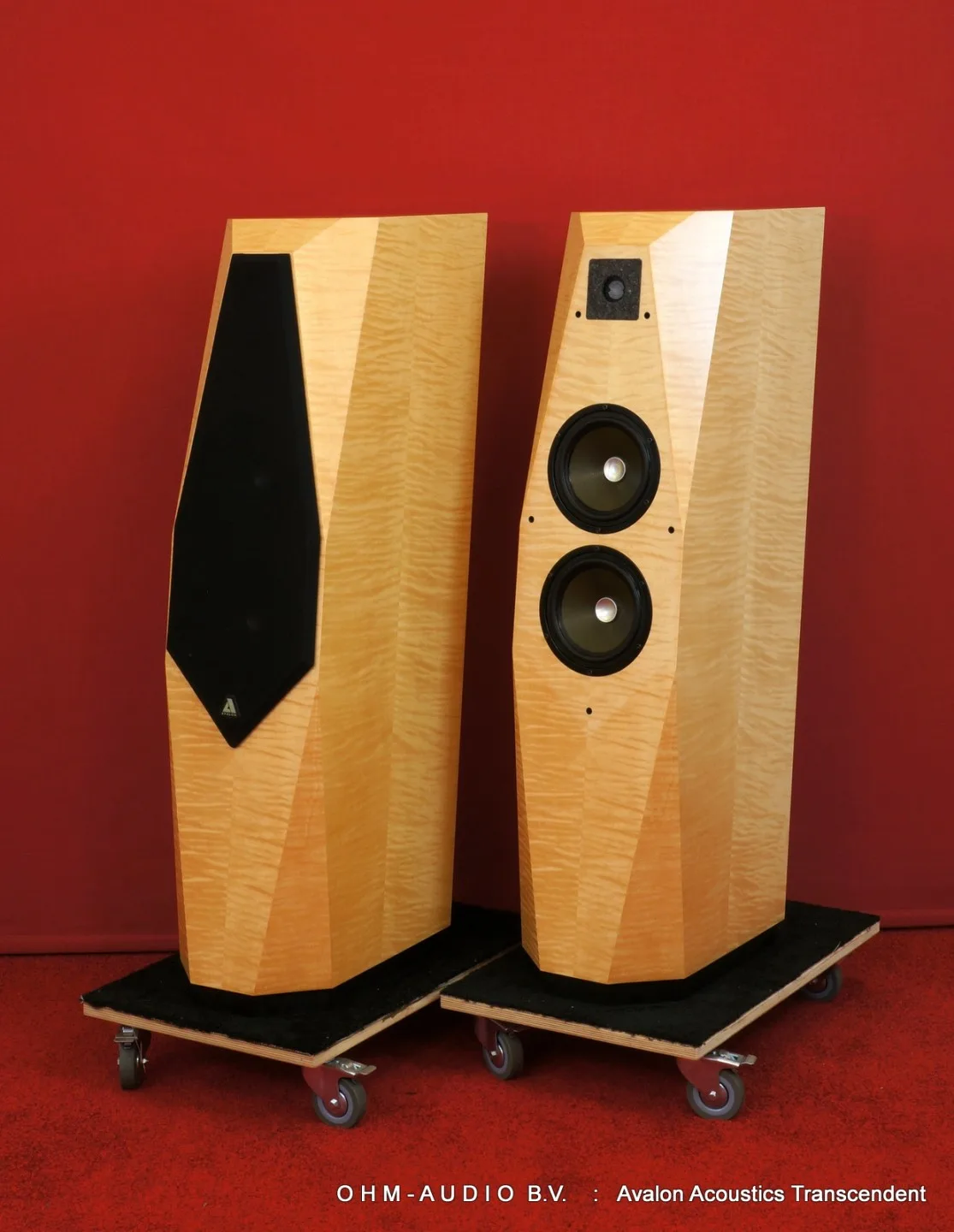 Avalon Acoustics Transcendent in Curly Maple : Sold to the Netherlands