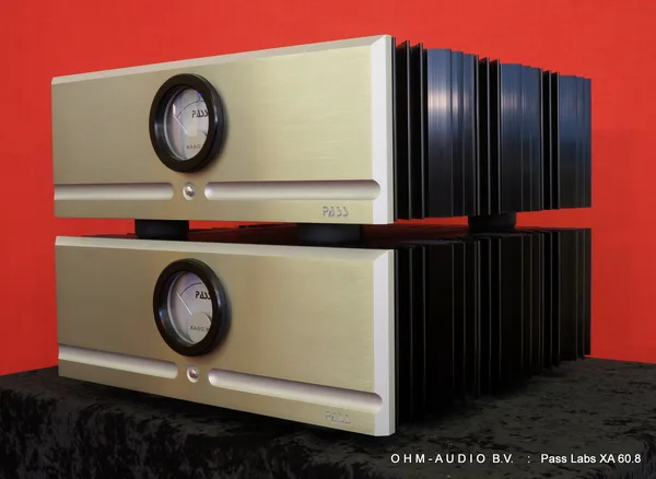 Pass Labs XA 60.8 Monoblock Class A Amplifiers : Sold to The Netherlands